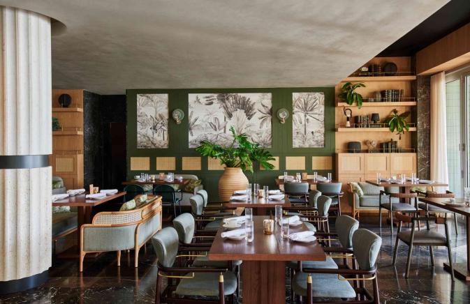 Baia Beach Club Indoor Dining