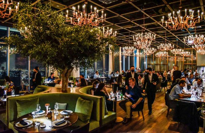 restaurant dining area