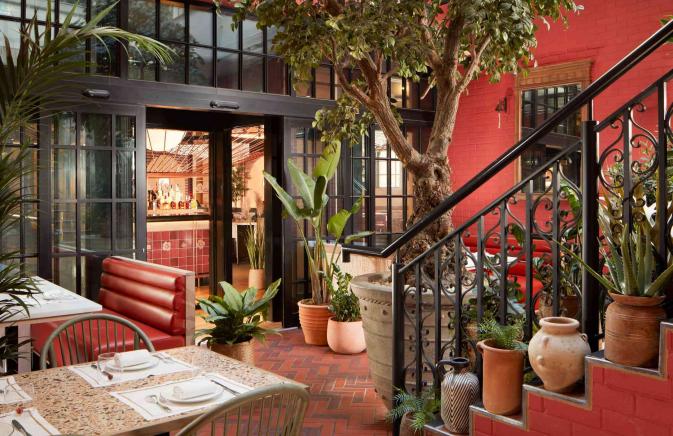 Seating area in a Courtyard 