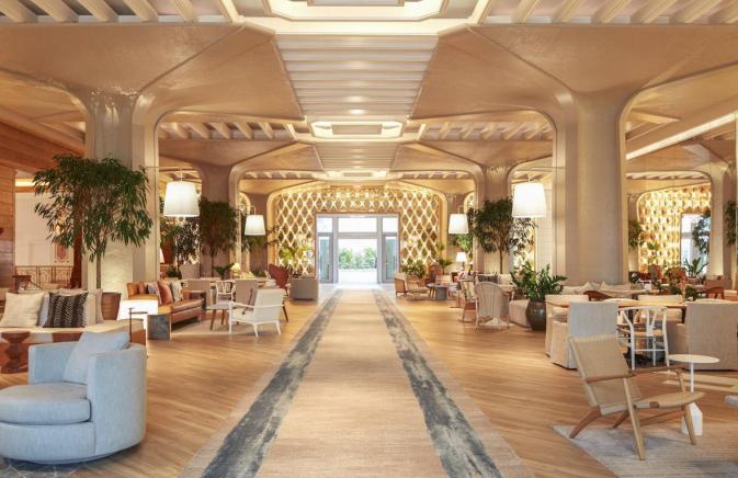 dining room at the lobby monkey bar in sls baha mar