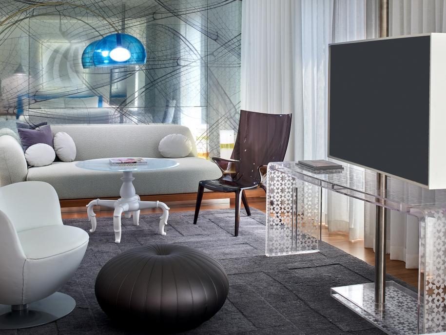 Mondrian Los Angeles Suite Living Space