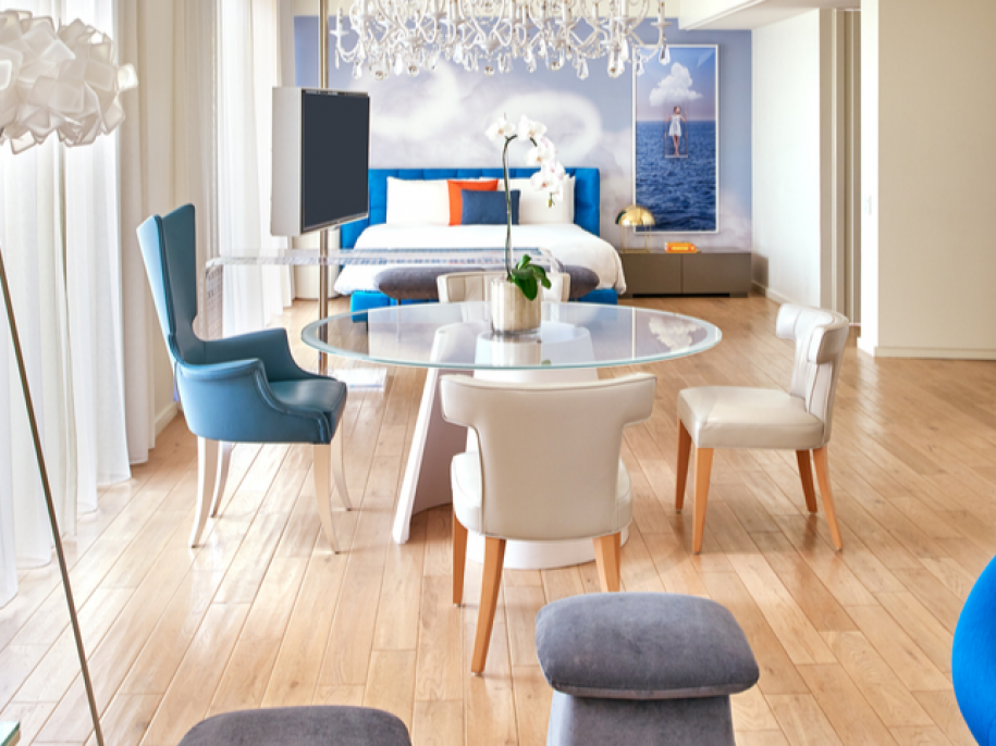 Mondrian LA skyview loft