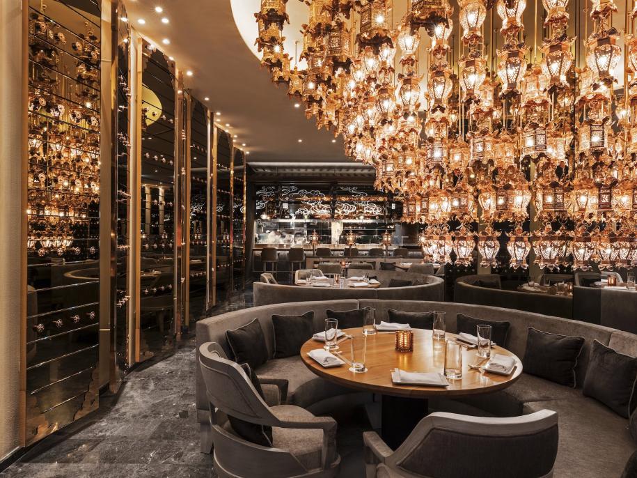dining room at Morimoto at Mondrian Doha