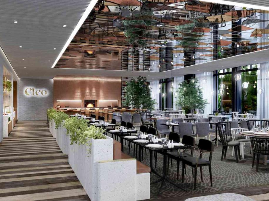 walkway entrance near dining area