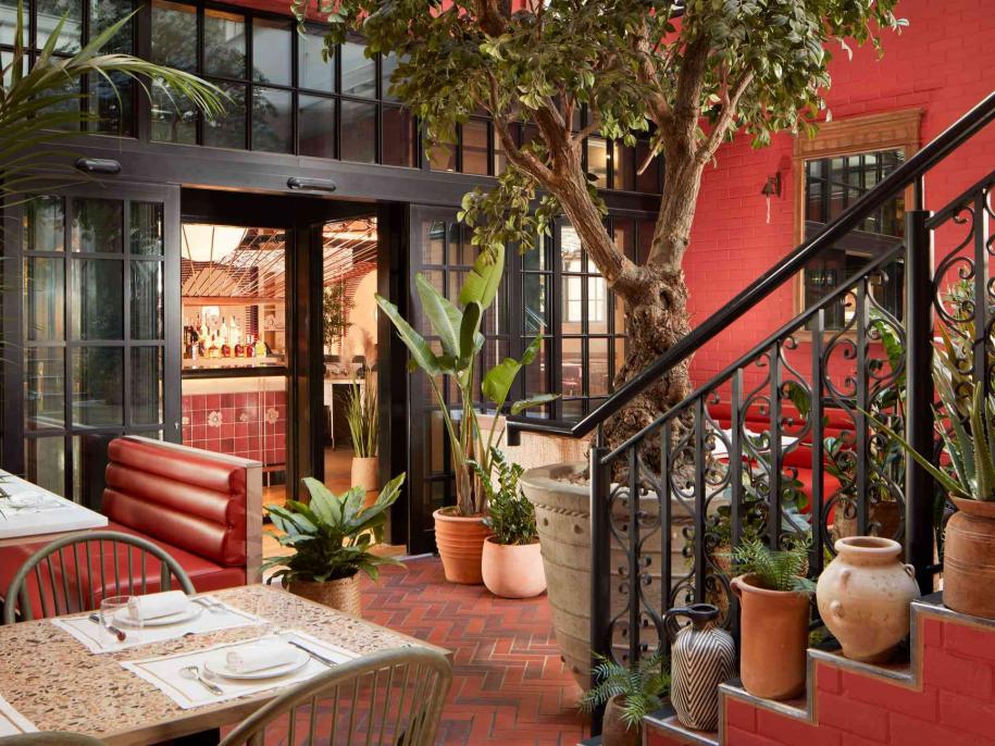 Seating area in a Courtyard