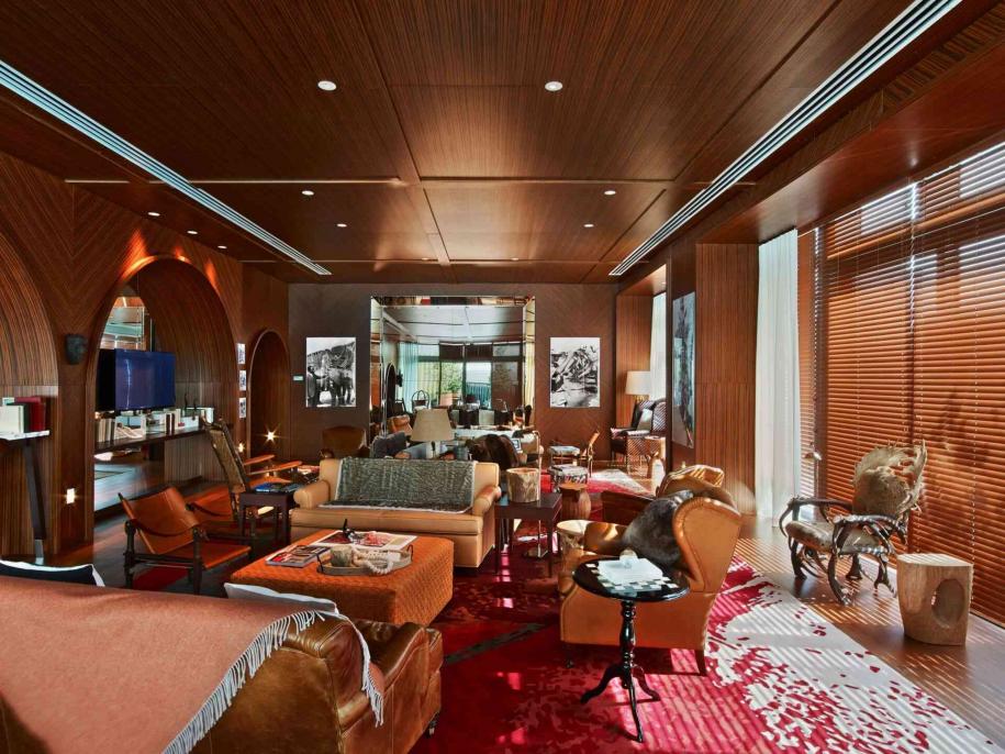 view of party room