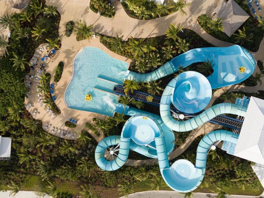 twisty waterslides