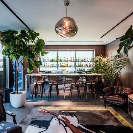 Mondrian Park Avenue Terrace Interior Bar