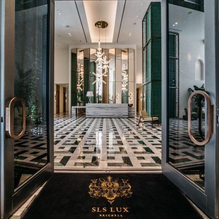 sls lux brickell lobby 