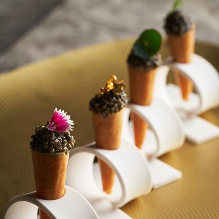 cones of caviar