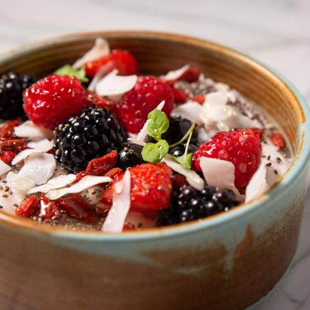 yogurt bowl with berries