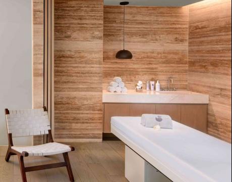 Room with two massage tables