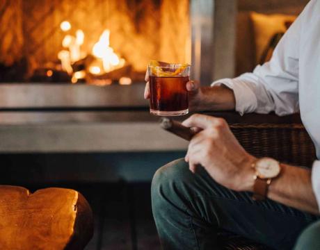 cigar and cocktail