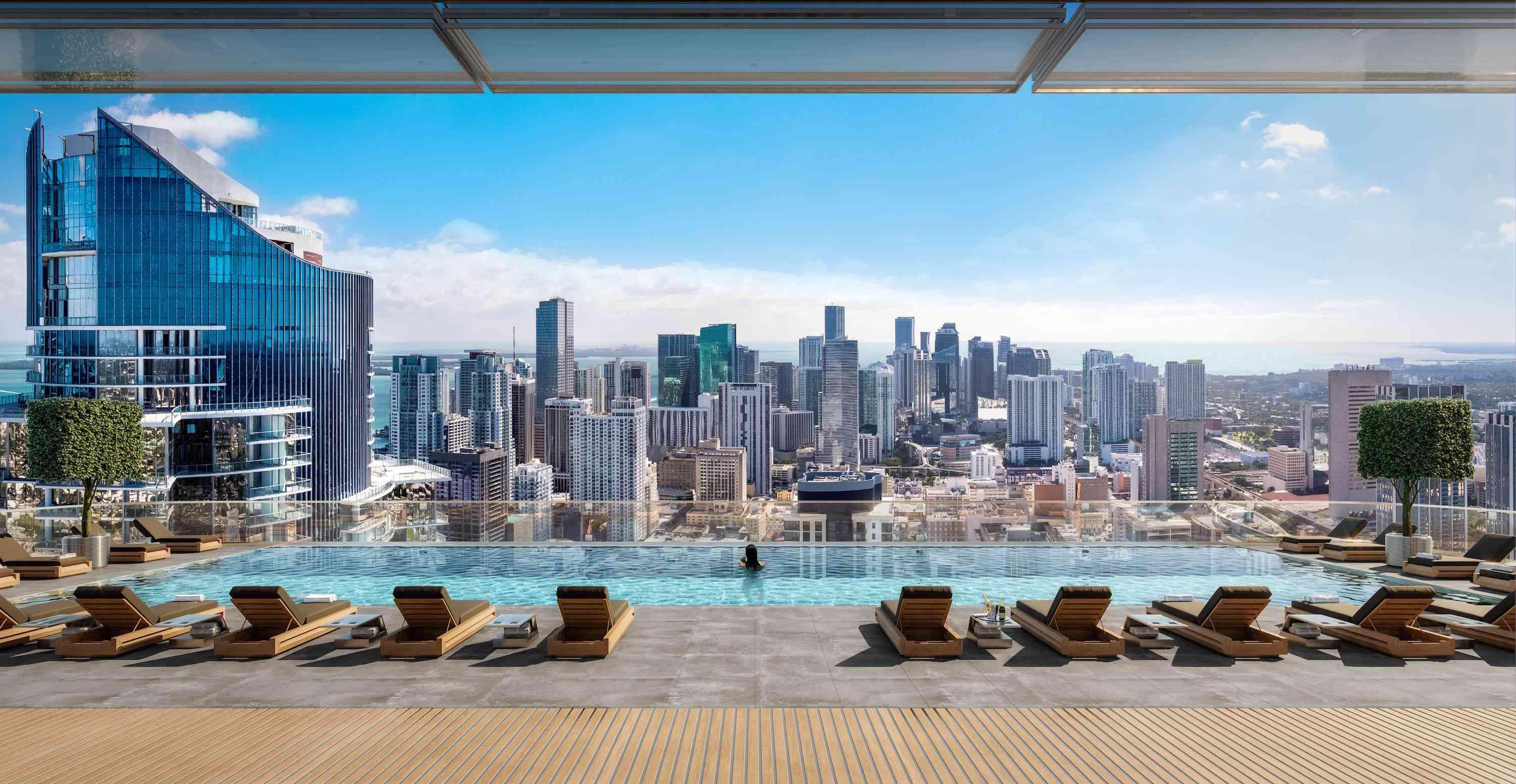 Legacy Miami Pool Deck overlooking Miami