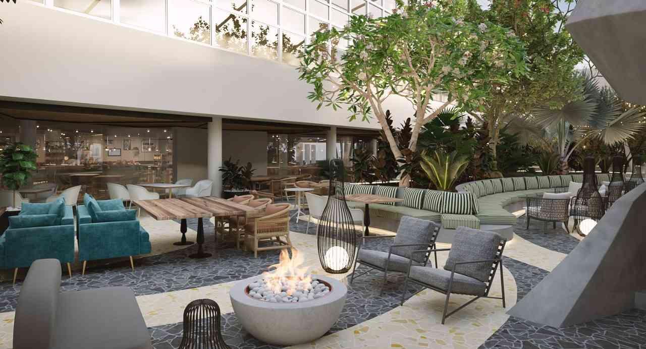 La Terraza Patio with a fire pit