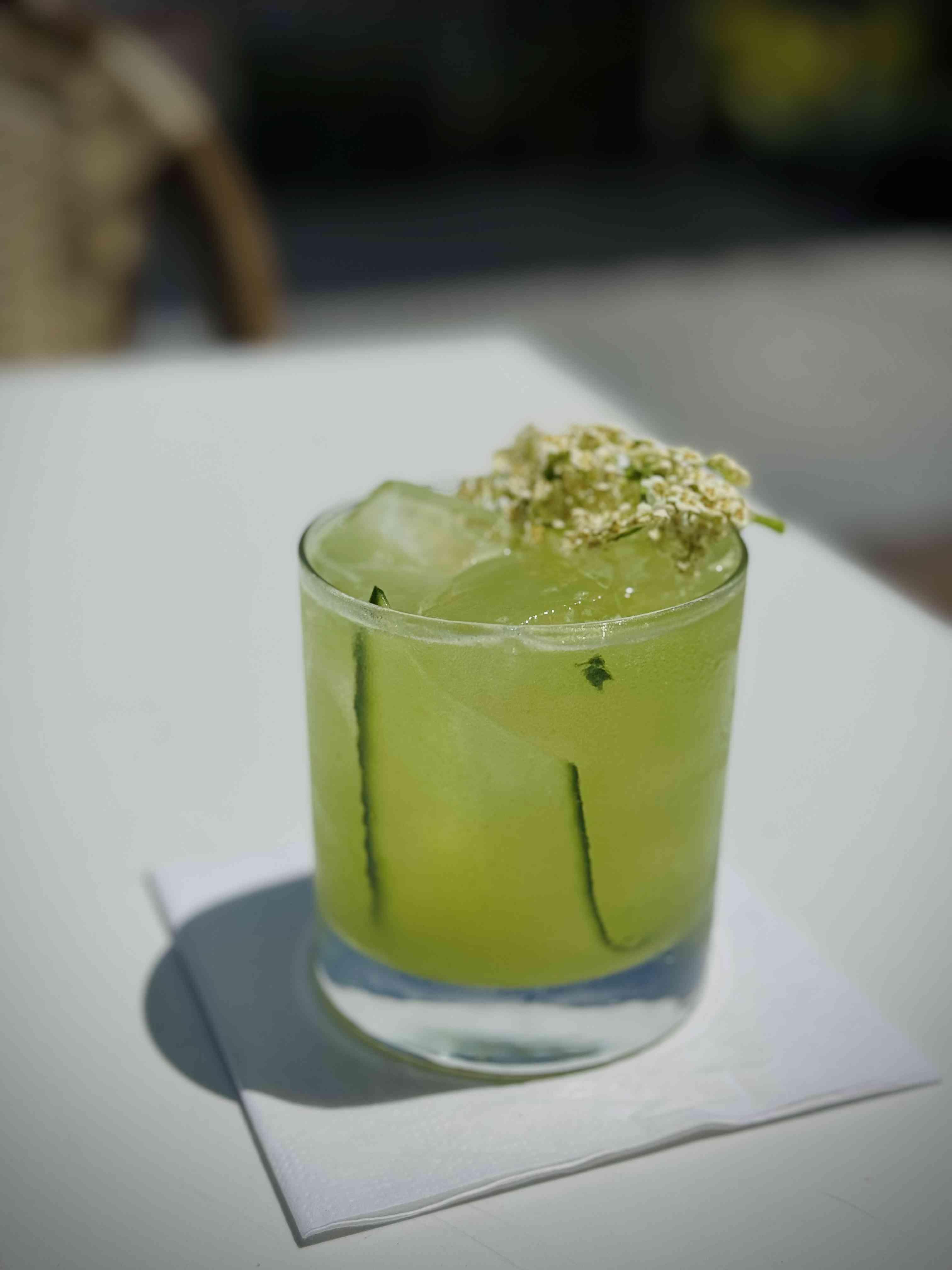 Green cocktail 