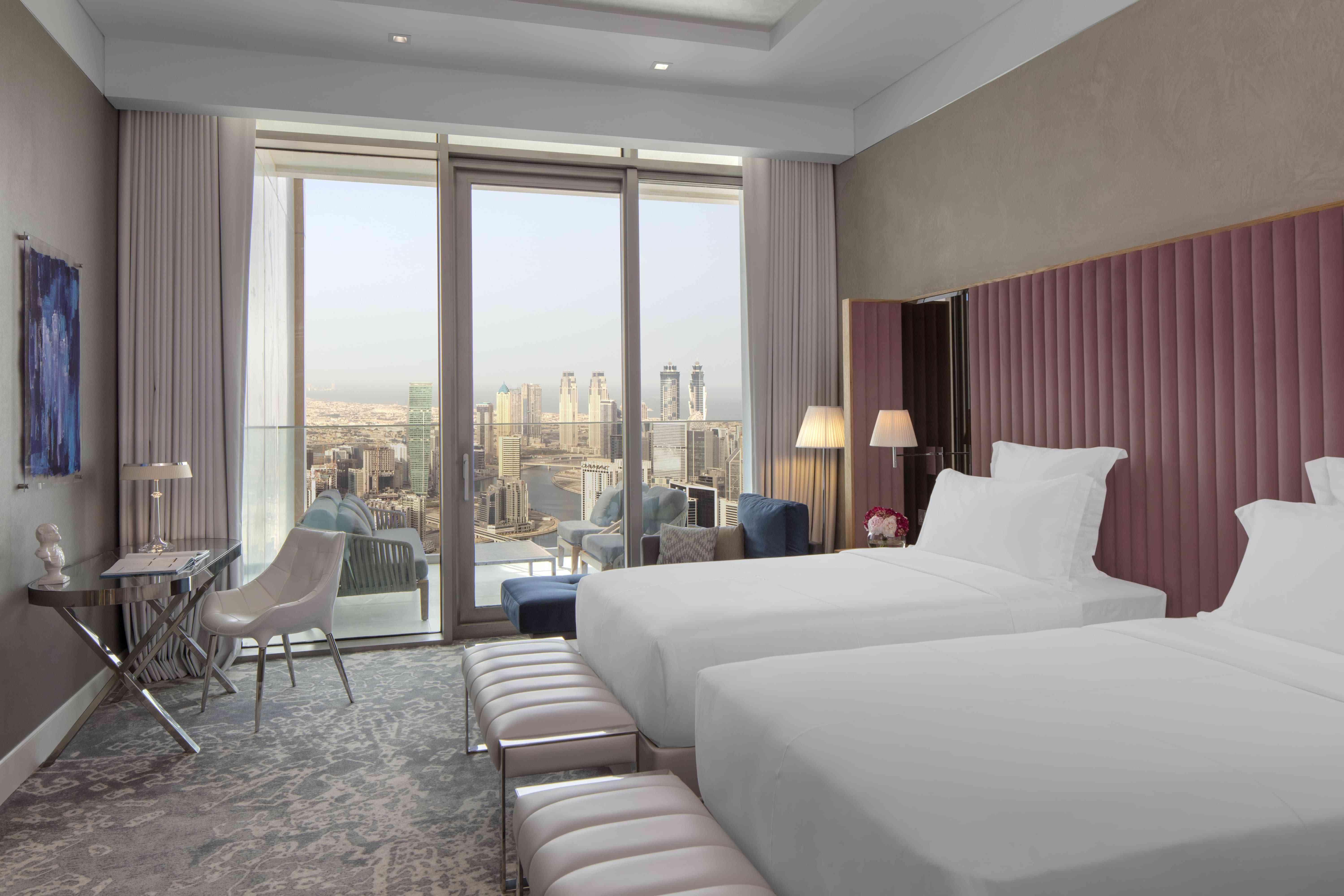 SLS Dubai Signature Duo Room double beds