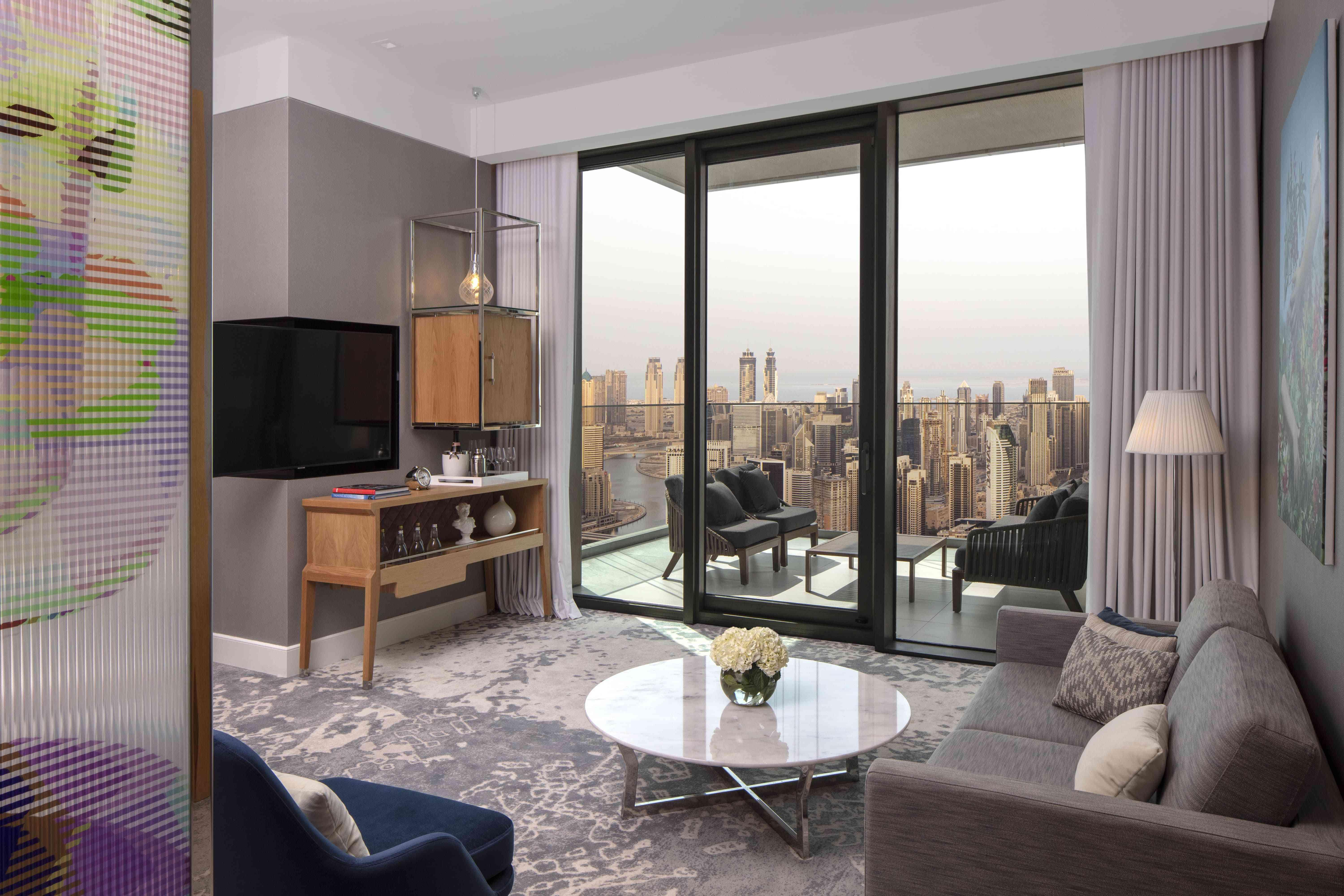 SLS Dubai Sky Premium King Living Area