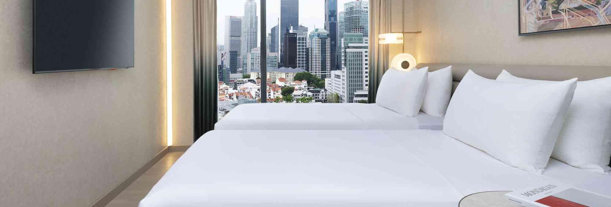 Twin beds Singapore Duxton - Duxton View room