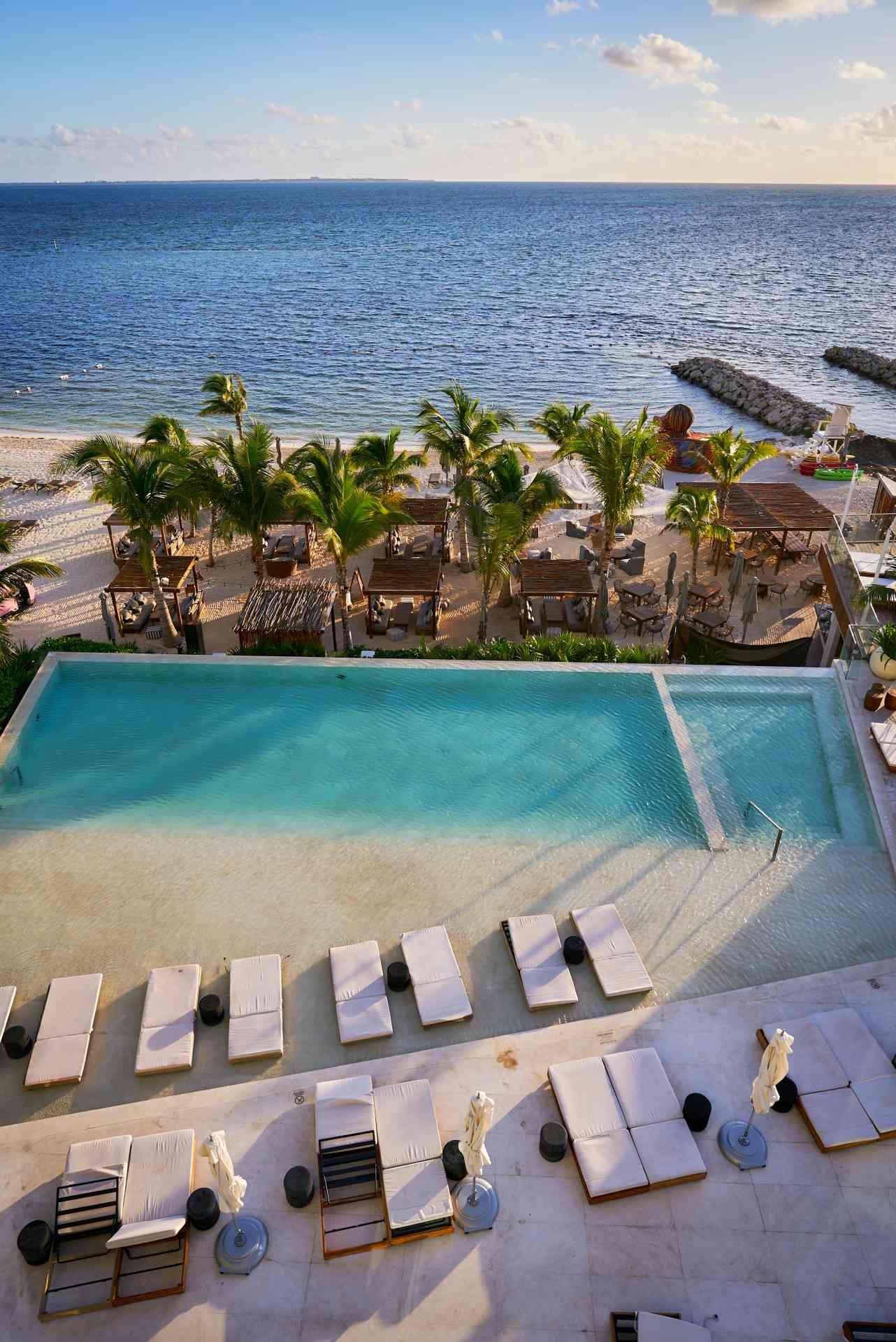 SLS Cancun Rooftop View 