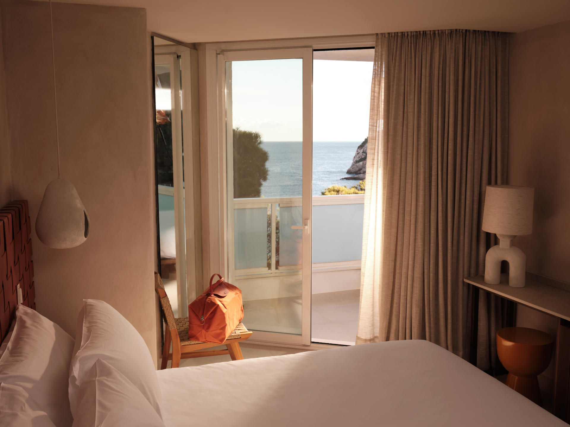 View of the ocean from the room
