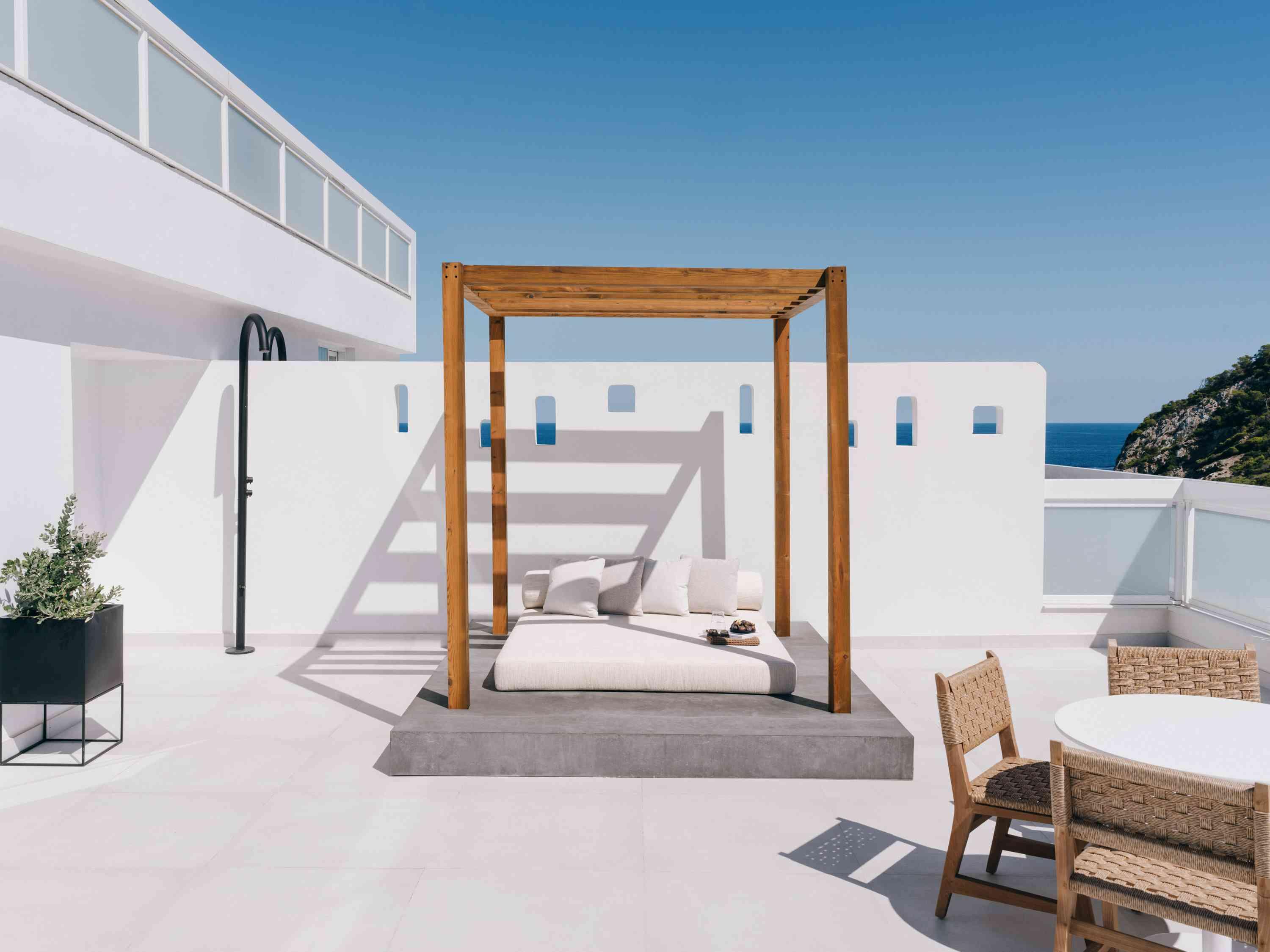 Cabana on patio