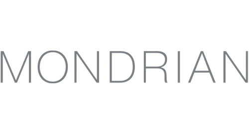 mondrian brand logo in grey