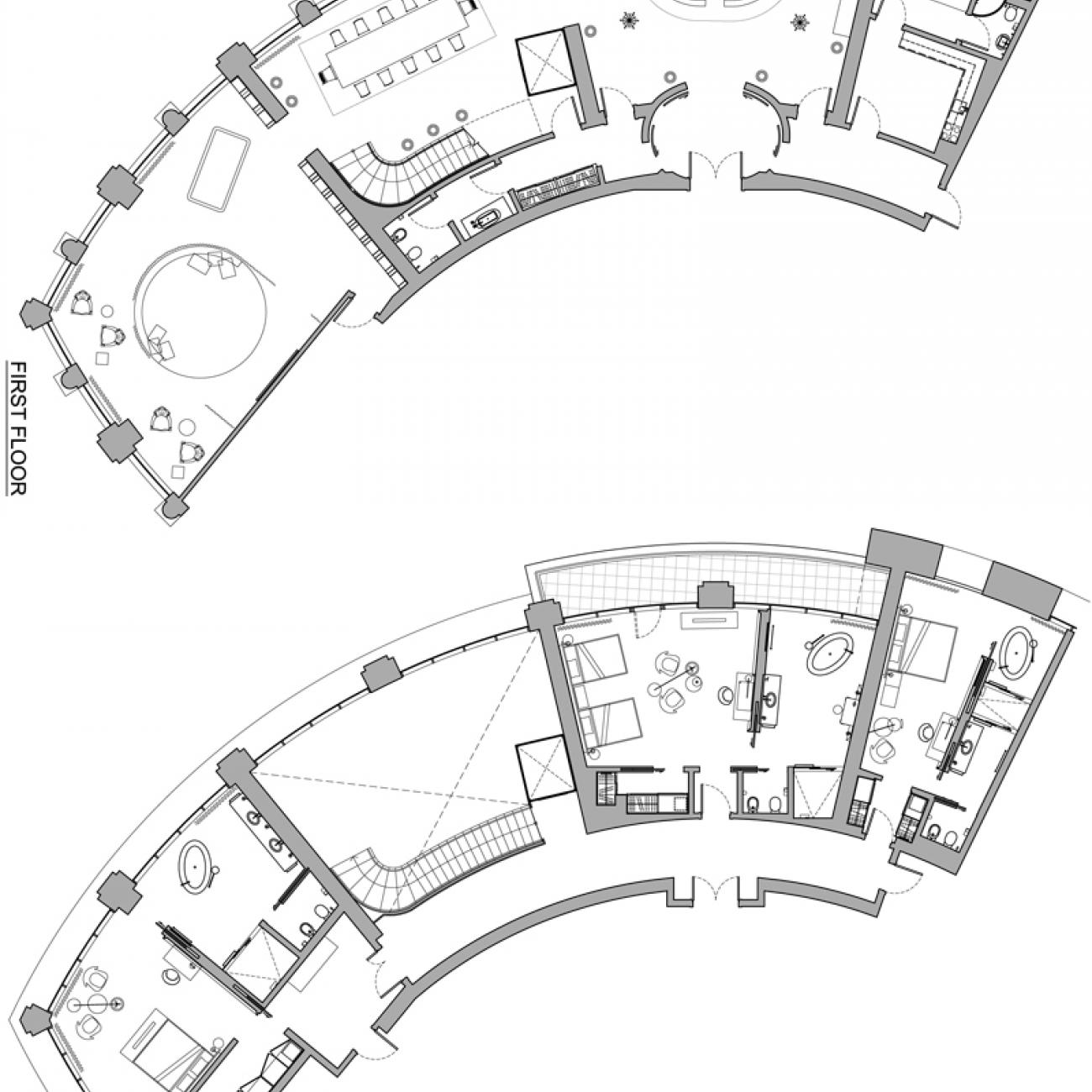 Mondrian Doha Sky House Floor Plan