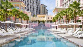 SLS Baha Mar pool and lounge chairs.