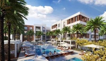 Poolside at the new Delano Hotel & Residences in Indian Wells