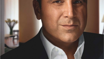Cover image of Hotels Magazine featuring Sam Nazarian