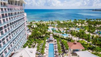 pool and ocean view from SLS Baha Mar