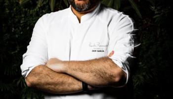 Chef Dani Garcia standing with arms crossed