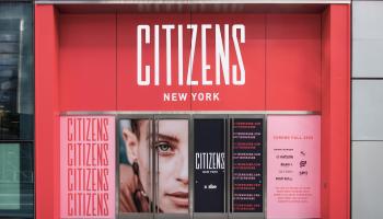 Citizens New York windowfront signage