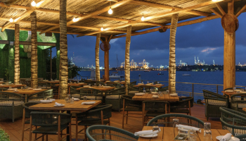 Lounge overlooking Miami Baia Bay