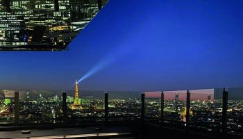 balcony view of the Eiffel Tower 