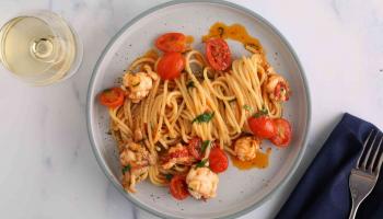 spaghetti with lobster