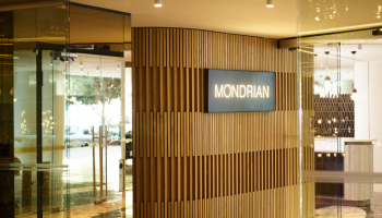 inside lobby at mondrian mexico