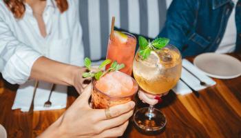 Friends having drinks 